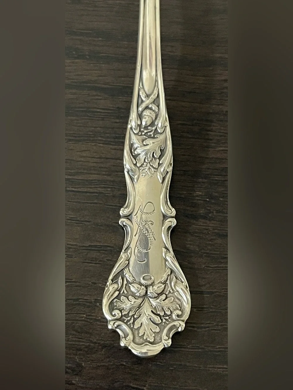 VTG Rogers & Bros “Charter Oak” Silverplate Ladle w/Acorn & Leaf Pattern